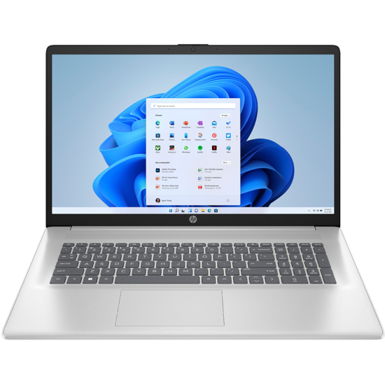 Fotografija izdelka Prenosnik HP 17-cp3216nw Ryzen 7, 43,9 cm (17,3") / 1920x1080 / IPS / 16 GB RAM / 512 GB SSD / Windows 11 Home, srebrn