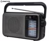 Fotografija izdelka MANTA MARDI919 SAN REMO radijski sprejemnik, FM / AM Radio, RETRO izgled, kompaktne dimenzije, električno ali baterijsko napajanje, 3.5mm minijack, USB Type-C, črn (Onyx Black)