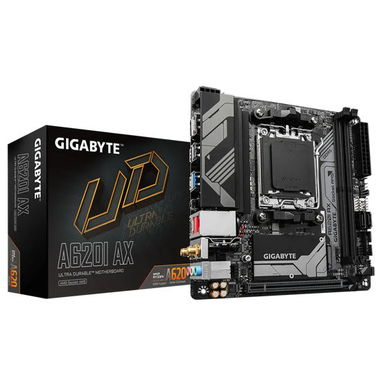 Fotografija izdelka GIGABYTE H610I, DDR5, SATA3, DP, USB3.2Gen1, LGA1700 mini ITX