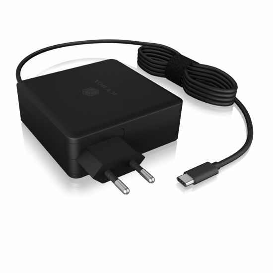 Fotografija izdelka Icybox IB-PS101-PD USB-C Power Delivery 90W hitri polnilnik