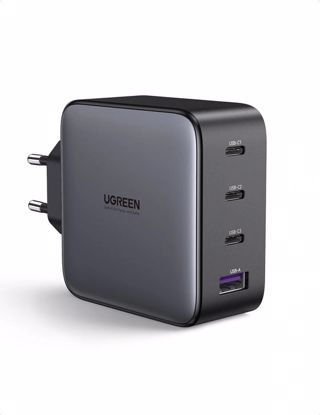 Fotografija izdelka Ugreen USB-A in 3x USB-C 100W GaN hitri polnilec - box