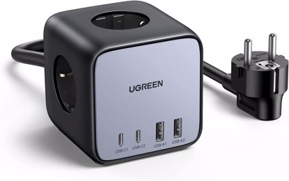 Fotografija izdelka Ugreen DigiNest Cube 65W USB-C / AC 7v1 vtičnica