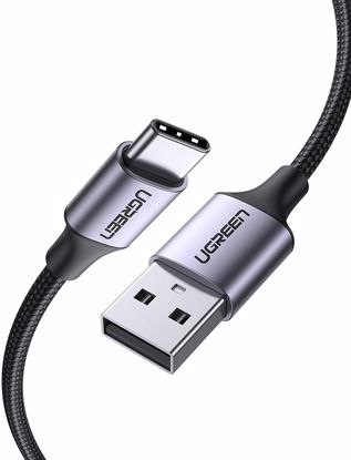 Fotografija izdelka UGREEN USB 2.0 A na USB-C kabel 0.25m (črn) - polybag