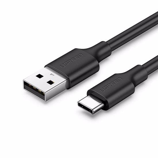 Fotografija izdelka UGREEN USB A 2.0 na USB-C kabel 2m (črn) - polybag