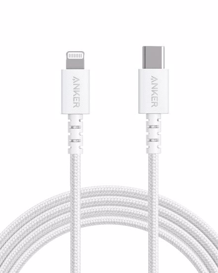 Fotografija izdelka Anker PowerLine Select+ USB-C na Lightning kabel 1,8m bel