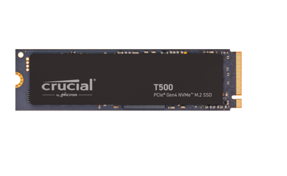 Fotografija izdelka Crucial T500 1TB PCIe Gen4 NVMe M.2 SSD