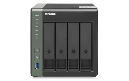 Fotografija izdelka QNAP NAS strežnik za 4 diske, 4GB rama, 10Gb mreža