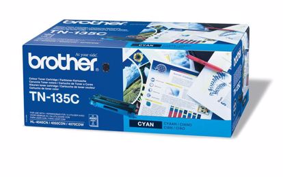 Fotografija izdelka Brother Toner TN135C, cyan, 4.000 strani HL4040/50/70 DCP9040/2/5 MFC9440/50/9850