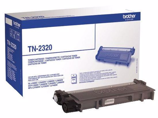 Fotografija izdelka Brother Toner TN2320, črn, 2.600 strani HL-L23x0, DCP-L25x0, MFC-L27x0