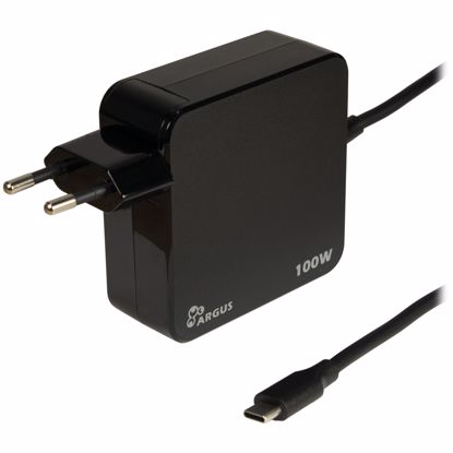 Fotografija izdelka INTER-TECH PD-2100 USB-C PD 5-20V 100W 1,8m črni polnilec