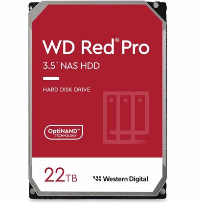 Fotografija izdelka WD Red Pro 22TB 3,5" SATA3 512MB 7200rpm (WD221KFGX) NAS trdi disk