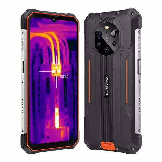 Fotografija izdelka Blackview pametni robustni telefon BL8800 PRO 8GB+128GB, oranžen