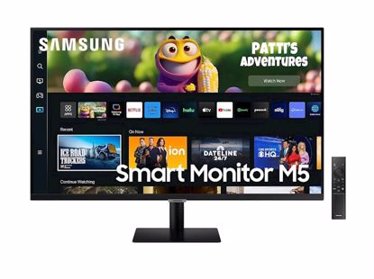 Fotografija izdelka Monitor Samsung Smart M5 M50D FHD monitor, 27", VA, 16:9, 1920x1080, 2xHDMI,SMART, WI-FI, BT