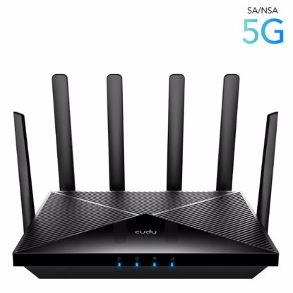 Fotografija izdelka CUDY P5 5G AX3000 Dual Band 2xSIM brezžični WiFi6 5G usmerjevalnik-router