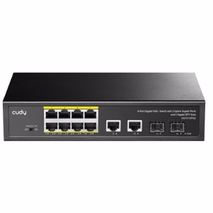 Fotografija izdelka CUDY GS1010PS2 8-port Gigabit 8xPoE+ 120W 2xSFP mrežno stikalo-switch