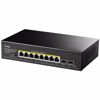 Fotografija izdelka CUDY GS1008PS2 8x Gigabit PoE+ 120W 2xSFP mrežno stikalo-switch