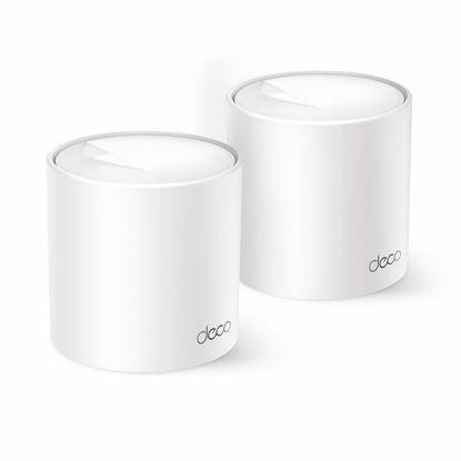 Fotografija izdelka TP-LINK Deco X10 (2-pack) AX1500 Whole Home Mesh WiFi6 brezžični usmerjevalnik - router / dostopna točka-AP