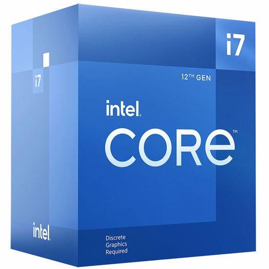 Fotografija izdelka INTEL Core i7-12700F 2,1/4,9GHz 12MB LGA1700 65W BOX procesor