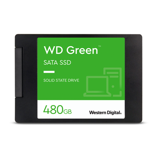 Fotografija izdelka WD 480GB SSD GREEN 3D NAND 6,35(2,5") SATA3