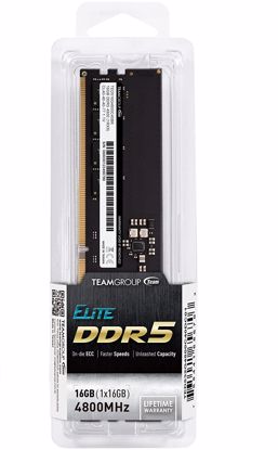 Fotografija izdelka Teamgroup Elite 16GB DDR5-4800 DIMM CL40, 1.1V