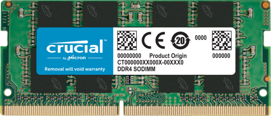 Fotografija izdelka Crucial 8GB DDR4-3200 SODIMM PC4-25600 CL22, 1.2V