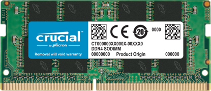 Fotografija izdelka Crucial 32GB DDR4-3200 SODIMM PC4-25600 CL22, 1.2V