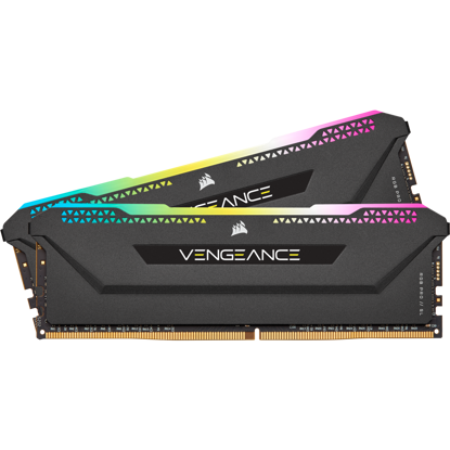 Fotografija izdelka Corsair VENGEANCE RGB PRO SL 32GB (2 x 16GB) DDR4 DRAM 3200MHz PC4-25600 CL16, 1.35V