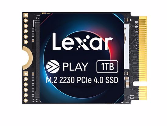 Fotografija izdelka SSD 1TB M.2 30mm 2230 PCI-e 4.0 x4 NVMe, 3D TLC, Lexar PLAY (LNMPLAY001T-RNNNG)