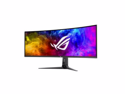 Fotografija izdelka Monitor 49" (124 cm) DQHD OLED 144Hz, ukrivljen, HDR400, HDMI, DisplayPort, USB-C DP, SPDIF, ASUS ROG Swift PG49WCD