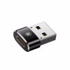 Fotografija izdelka BASEUS adapter USB-A na USB-C, ženski, črn