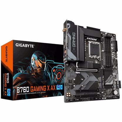 Fotografija izdelka GIGABYTE B760 GAMING X AX LGA1700 DDR5 WiFi ATX osnovna plošča