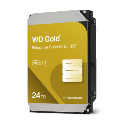 Fotografija izdelka WD 24 TB GOLD trdi disk, 7200 obratov, 512MB