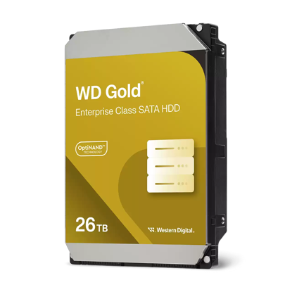 Fotografija izdelka WD 26 TB GOLD trdi disk, 7200 obratov, 512MB