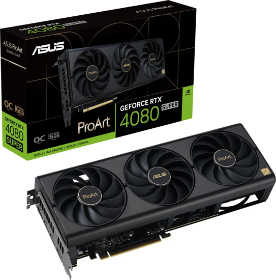 Fotografija izdelka Grafična kartica ASUS ProArt GeForce RTX 4080 SUPER OC, 16GB GDDR6X, PCI-E 4.0