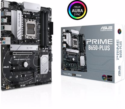 Fotografija izdelka ASUS PRIME B650-PLUS, DDR5, SATA3, USB3.2Gen2, DP, 2.5GbE, AM5 ATX