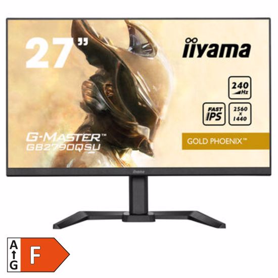 Fotografija izdelka IIYAMA G-MASTER Gold Phoenix GB2790QSU-B5 68,5cm (27") QHD IPS LCD DP/HDMI/USB FreeSync 0,1ms 240Hz zvočniki gaming monitor