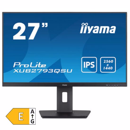 Fotografija izdelka IIYAMA ProLite XUB2793QSU-B7 68,5cm (27") QHD IPS 100Hz DP/HDMI zvočniki monitor