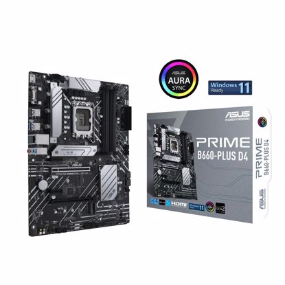 Fotografija izdelka ASUS PRIME B660-PLUS D4 LGA1700 ATX DDR4 HDMI/ DP USB 3.2 RGB osnovna plošča