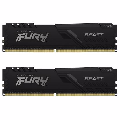 Fotografija izdelka KINGSTON Fury Beast 64GB (2x 32GB) 3200MHz DDR4 (KF432C16BBK2/64) ram pomnilnik