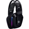 Fotografija izdelka LOGITECH G733 LIGHTSPEED Wireless RGB Gaming z mikrofonom črne slušalke