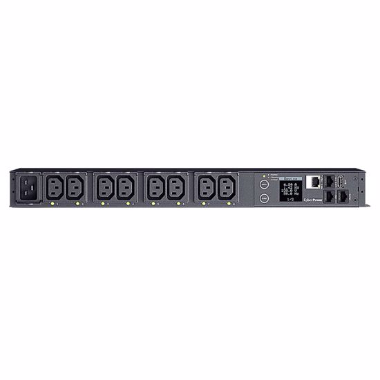 Fotografija izdelka CYBERPOWER PDU41005 PDU RACK 8x C13 16A 1U brezprekinitveno napajanje razdelilec