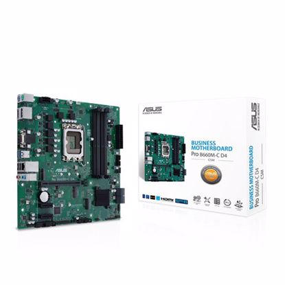 Fotografija izdelka ASUS Pro B660M-C D4-CSM LGA1700 microATX DDR4 DP/HDMI USB3.2 osnovna plošča