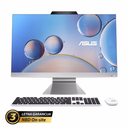 Fotografija izdelka ASUS F3702 27" (68,58cm) FHD Ryzen 5 7520U 16GB 1TB tipkovnica + miška beli AIO računalnik (F3702WFAK-WPE0010)