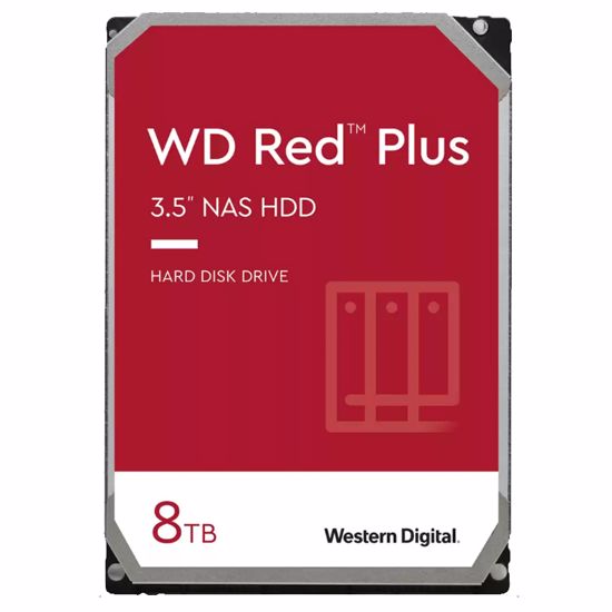 Fotografija izdelka WD Red Plus 8TB 3,5" SATA3 128MB (WD80EFZZ) NAS trdi disk