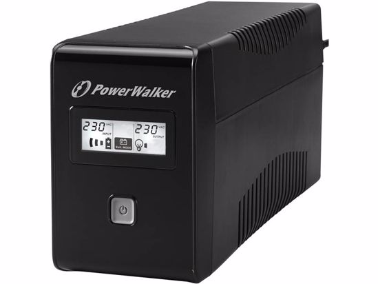 Fotografija izdelka POWERWALKER VI 650 LCD  Line Interactive 650VA 360W UPS brezprekinitveno napajanje