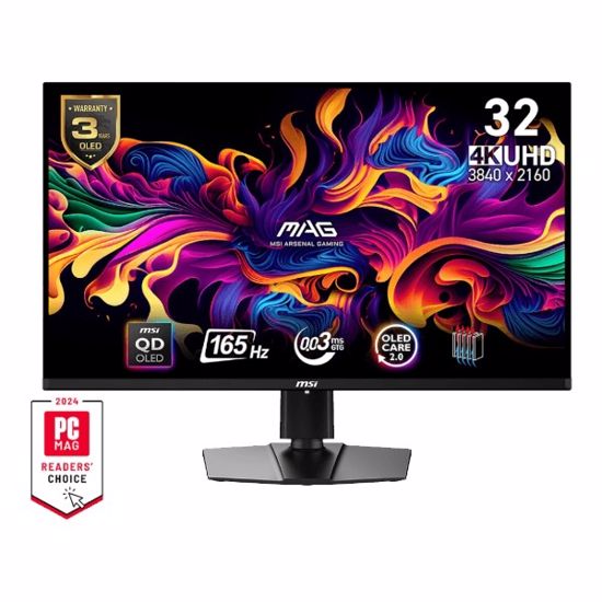 Fotografija izdelka Zaslon MSI MAG 321UP QD-OLED 31.5" / UHD / 165Hz / 0,03ms (GTG) (črn)