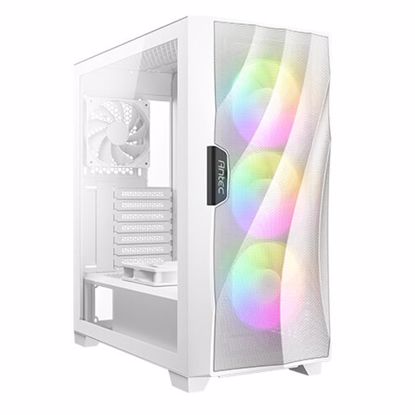 Fotografija izdelka ANTEC DF700 FLUX white mid-Tower RGB (0-761345-80074-7) gaming okno belo ohišje