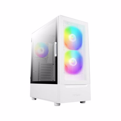 Fotografija izdelka ANTEC NX410 ARGB Mid-Tower ATX okno belo gaming ohišje