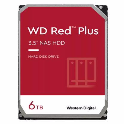 Fotografija izdelka WD Red Plus 6TB 3,5" SATA3 256MB (WD60EFPX) NAS trdi disk