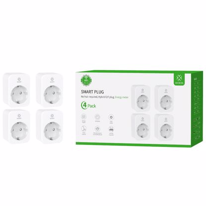 Fotografija izdelka WOOX R6118-Smart WiFi Energy monitoring 4pk pametna vtičnica